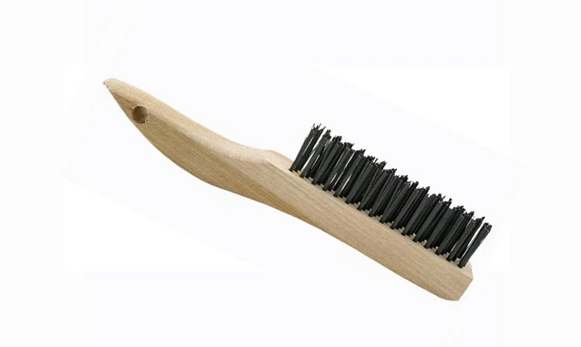 Brush Research B844 4 Row, 16 Columns Bronze Scratch Brush, Pack of 12