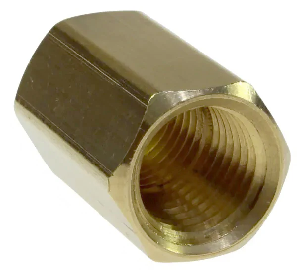 Coilhose Pneumatics K0808 Hex Coupling, 1/2" FPT x 1/2" FPT