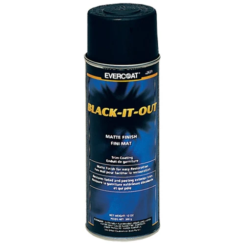 Evercoat 2631 Black-It-Out 12 oz. Matte Black Aerosol Paint