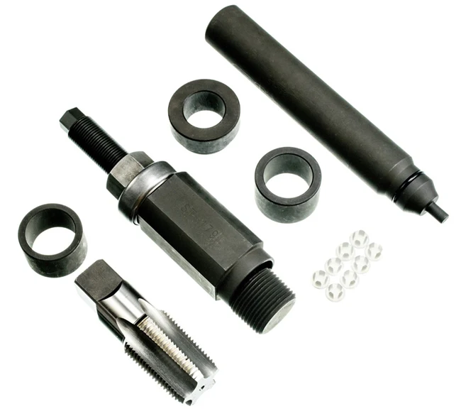 Ford Powerstroke 7.3L Fuel Injector Sleeve Cup In-Vehicle Tool Kit w/Tap Alt.