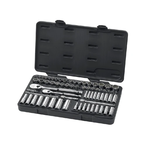 KD Gearwrench Tools 83000 68 Pc. 1/4" & 3/8" Drive 6 & 12 Point Standard & Deep SAE/Metric Mechanics Tool Set