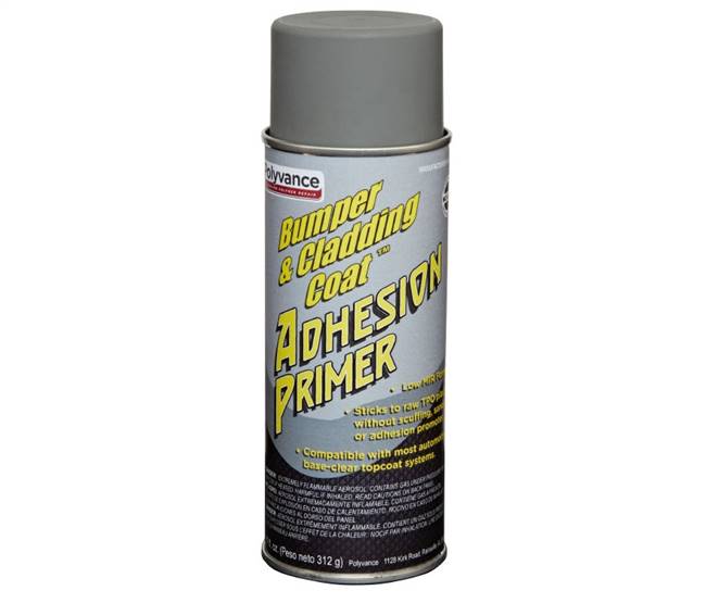 Polyvance 3611-A Light Gray Bumper and Cladding Low-VOC Coat Adhesion Primer, Aerosol
