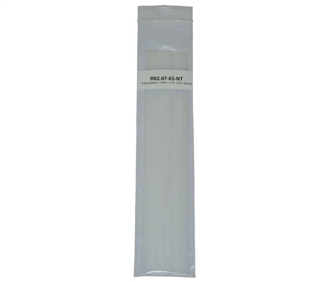 Polyvance R02-07-03-NT Polypropylene Strip, 30 ft, Natural, 13/64" x 1/16"