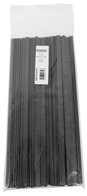Polyvance R09-04-04-GY Gray PVC 3/18"x 1/16", 1 lb.