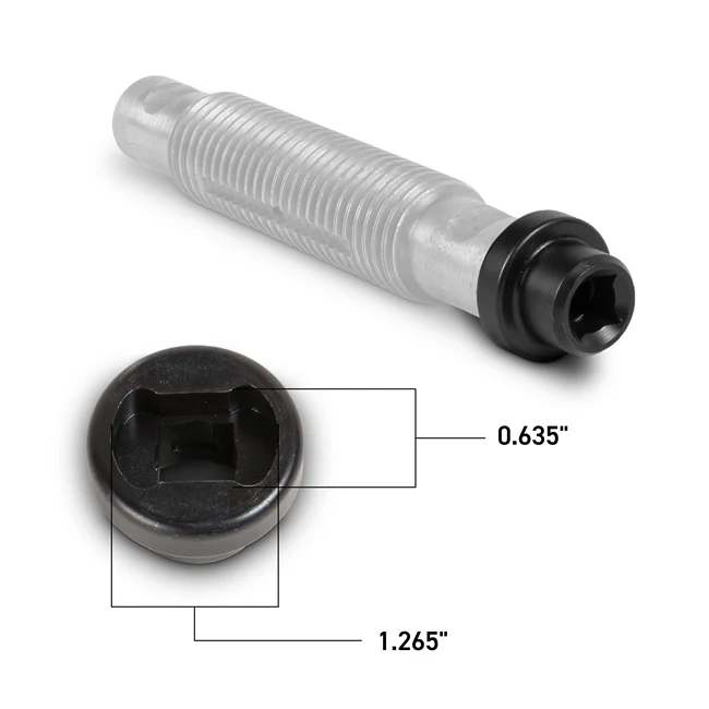 Tiger Tool 15106 Leaf Spring Pin Socket (1.265" X .635")
